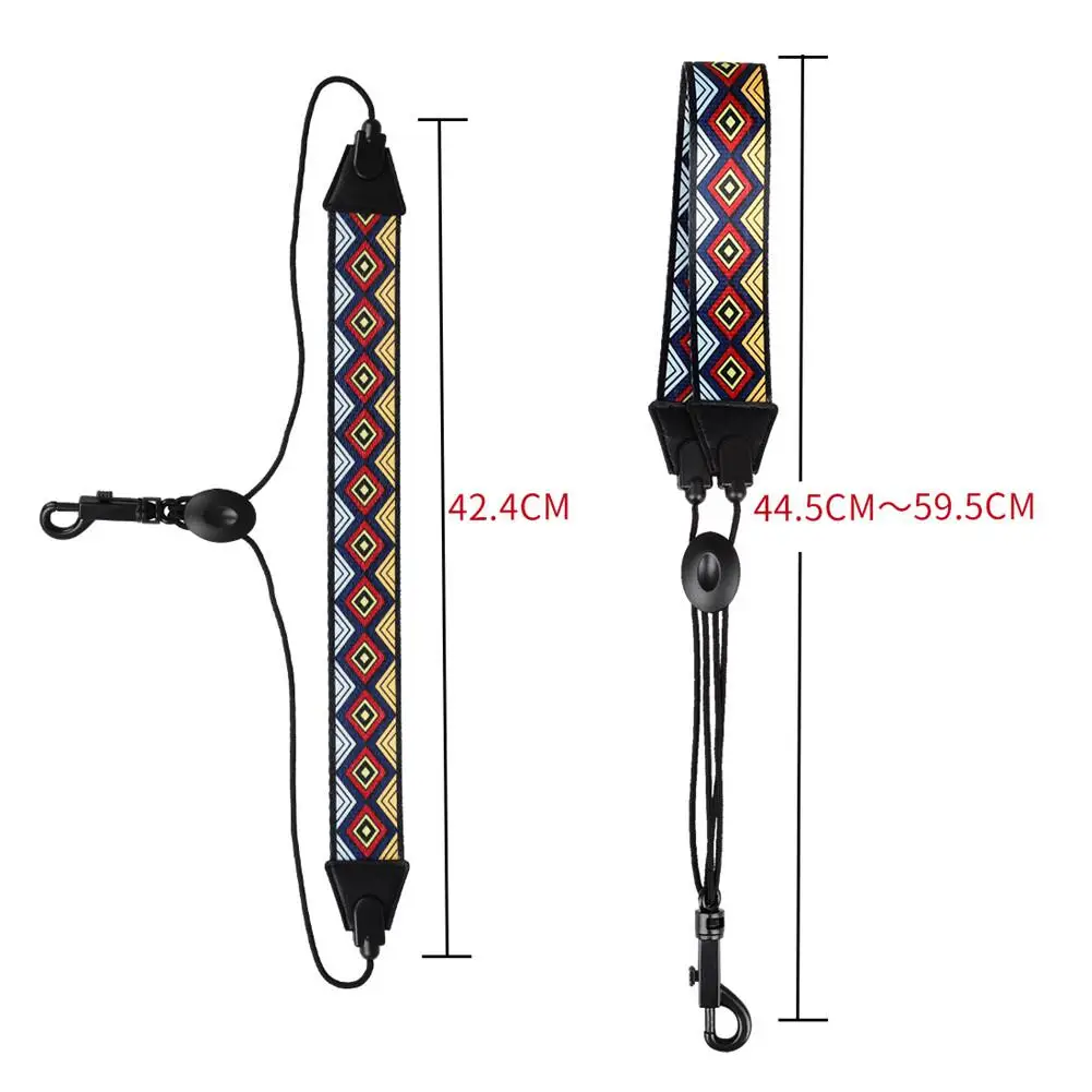 F 74 регулируемый ремень для саксофона ромбическим узором шейный альт тенор