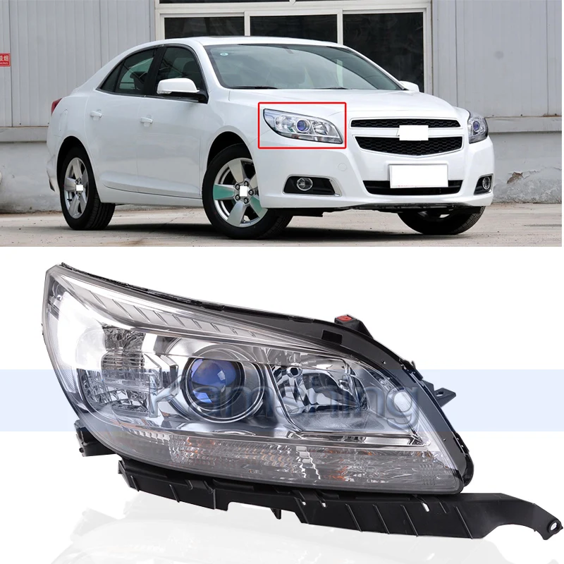 Галогенная передняя фара головного света CAPQX для Chevrolet Malibu 2012 2013 2014 без