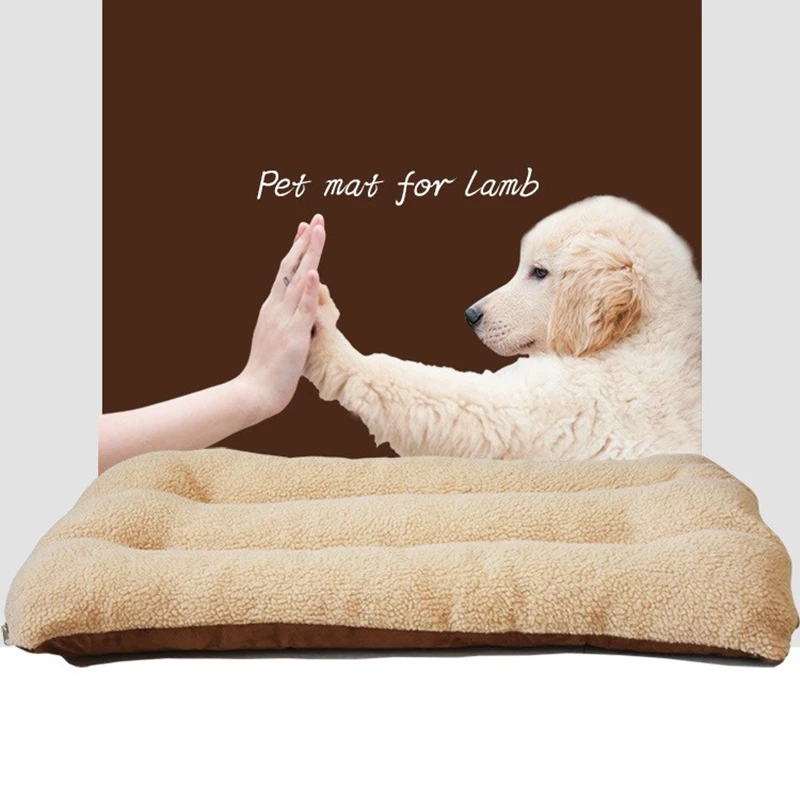 Теплый и дышащий коврик для домашних животных ручная стирка мягкий собак