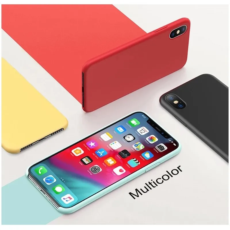 Чехол для iPhone Xs MAX XR X Чехлы Apple 7 8 6 s Plus 5s SE оригинальный официальный Стильный