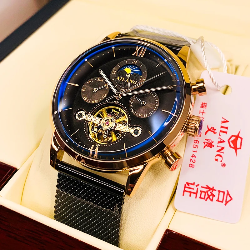 SSS качественные мужские часы tourbillon минималистичные автоматические часы новейший дизайн швейцарское снаряжение Наручные часы дизельные механические часы для мужчин