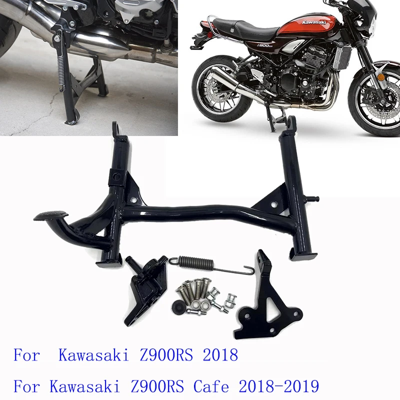

Черная Центральная подставка для Kawasaki Z900RS Z 900RS Z 900 RS Cafe 2018 2019 Центральная Подставка Центральная подставка стойка для парковки