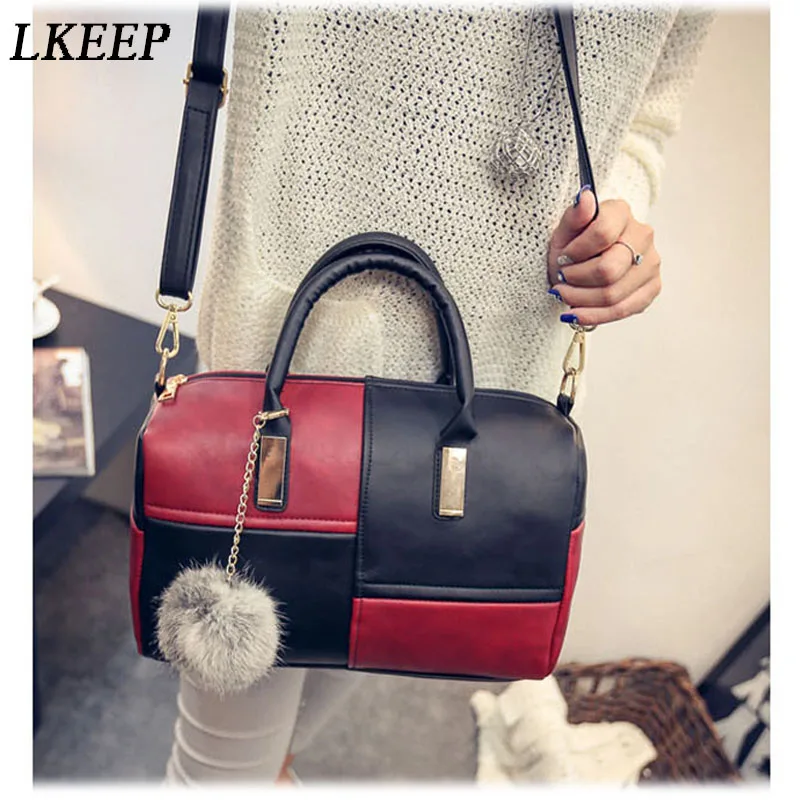

High Quality Handbag Women Bag Design Shoulder Crossbody Messenger Bags Casual Fashion Patchwork PU Leather