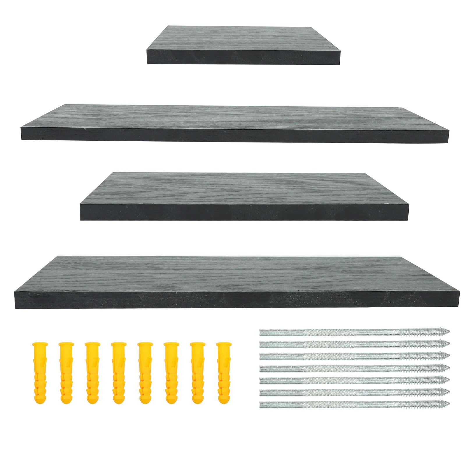 

Деревянные стеллажи для хранения 4 шт., декоративные плавающие стеллажи, органайзер, стеллажи для хранения