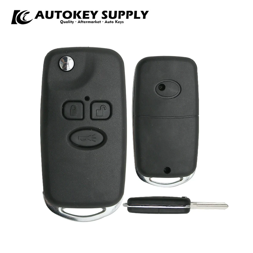 

FORToyota Corolla 3 Buttons Remote Flip Key Shell Without Logo AKTYF105