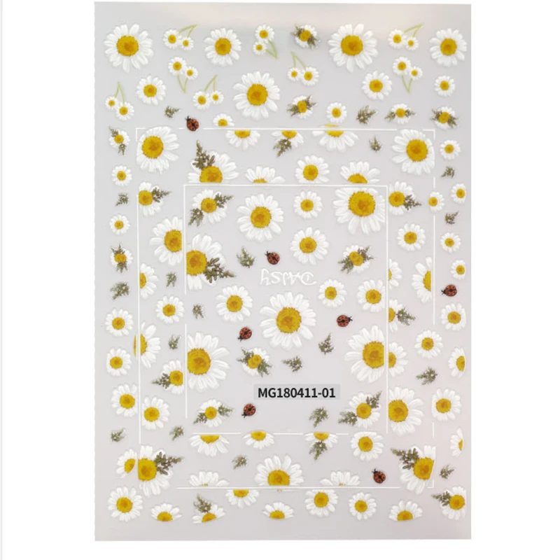 Лидер продаж 2020 DIY 3D стикер для дизайна ногтей клей наклейки инструмент