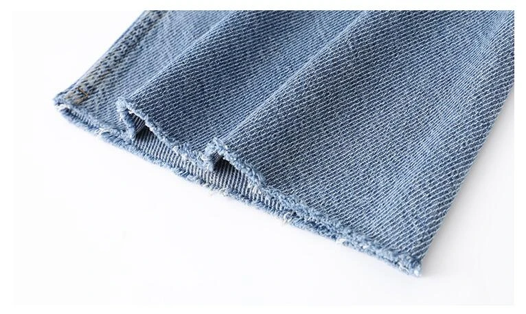 

#3109 Blue Grey Denim Jeans Womens Full Length High Waist Wide Leg Jeans Ladies Loose Casual Basic Women Long Jeans Autumn 2020