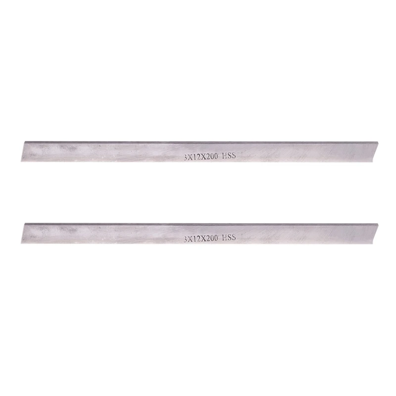 

2pcs 3 mm x 12 mm x 200 mm High Speed Steel Blades Practical Tool Lathe HSS Bit