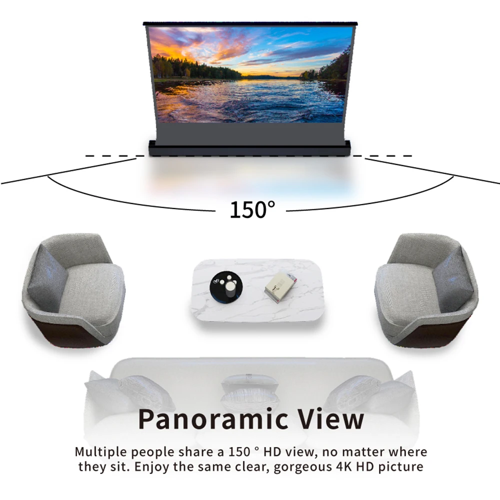 VIVIDSTORM vividstorm 100 дюймовый Электрический Напольный экран ALR obsidian 08 проектор