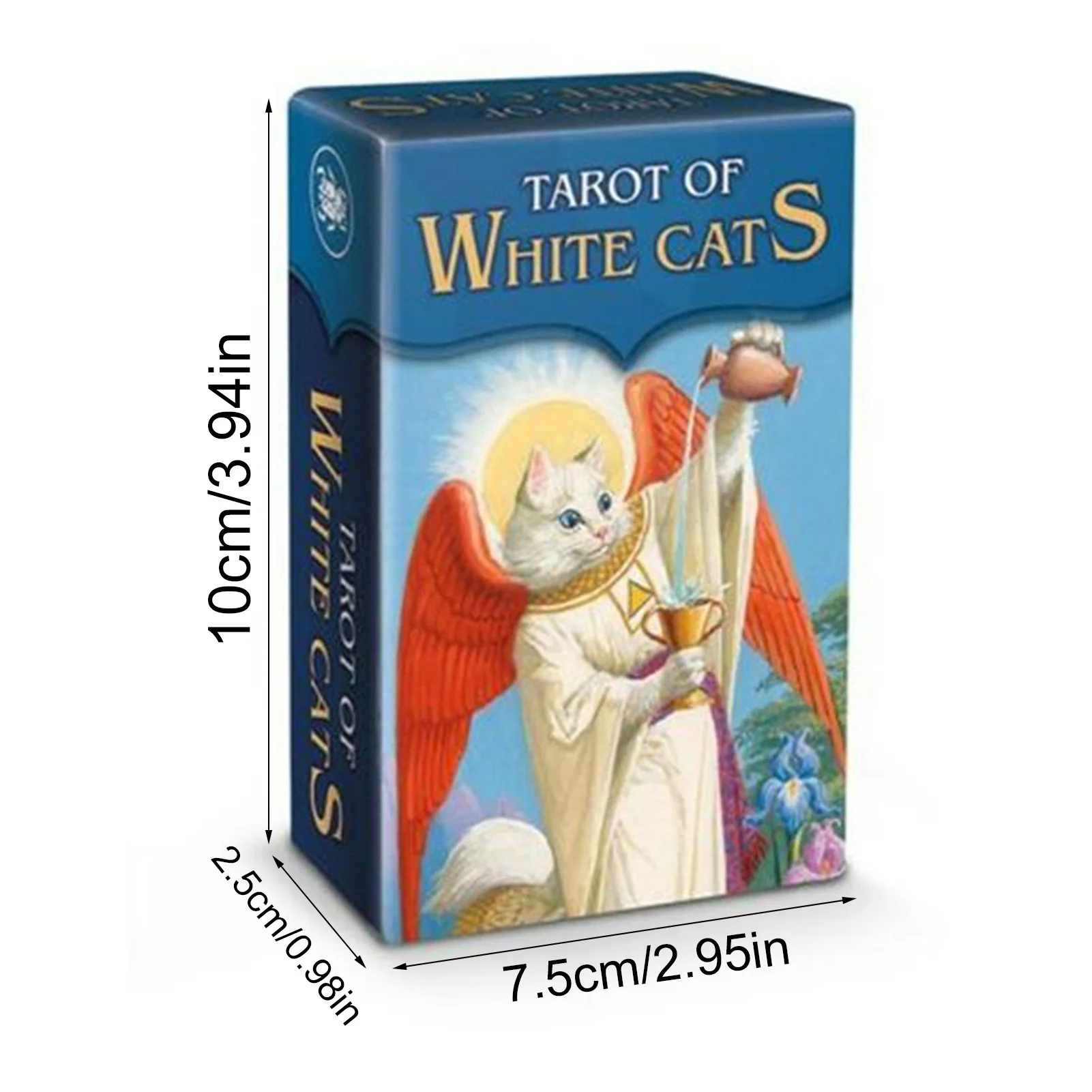 Таро Белых Кошек Полный английская версия 49 карт колода Oracle друзья вечерние