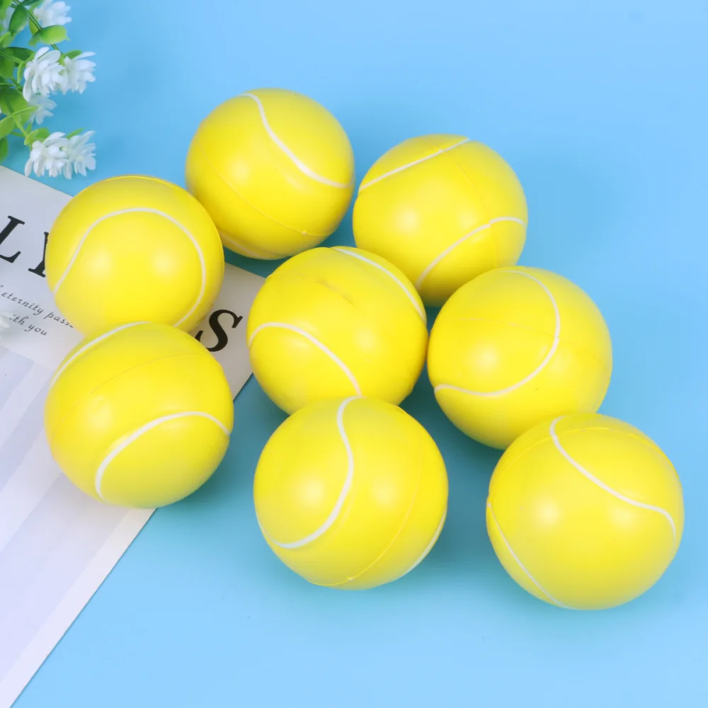 

8pcs PU Tennis Squeeze Mini Sports Balls Kids Party Games and Prizes