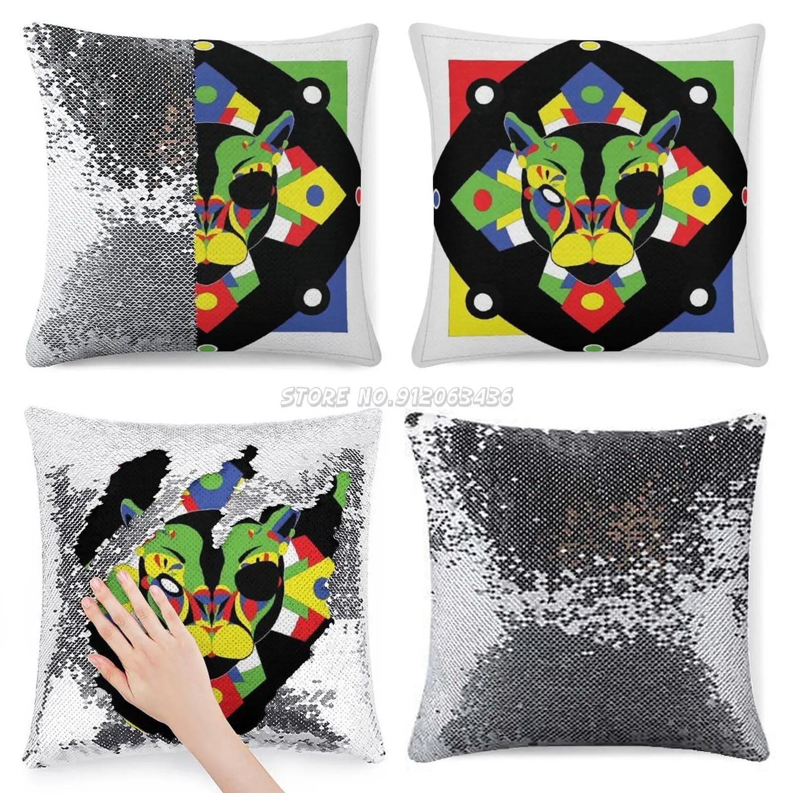 

Sequin Pillowcase Glitter Pillow Case for Sofa Decorative Party