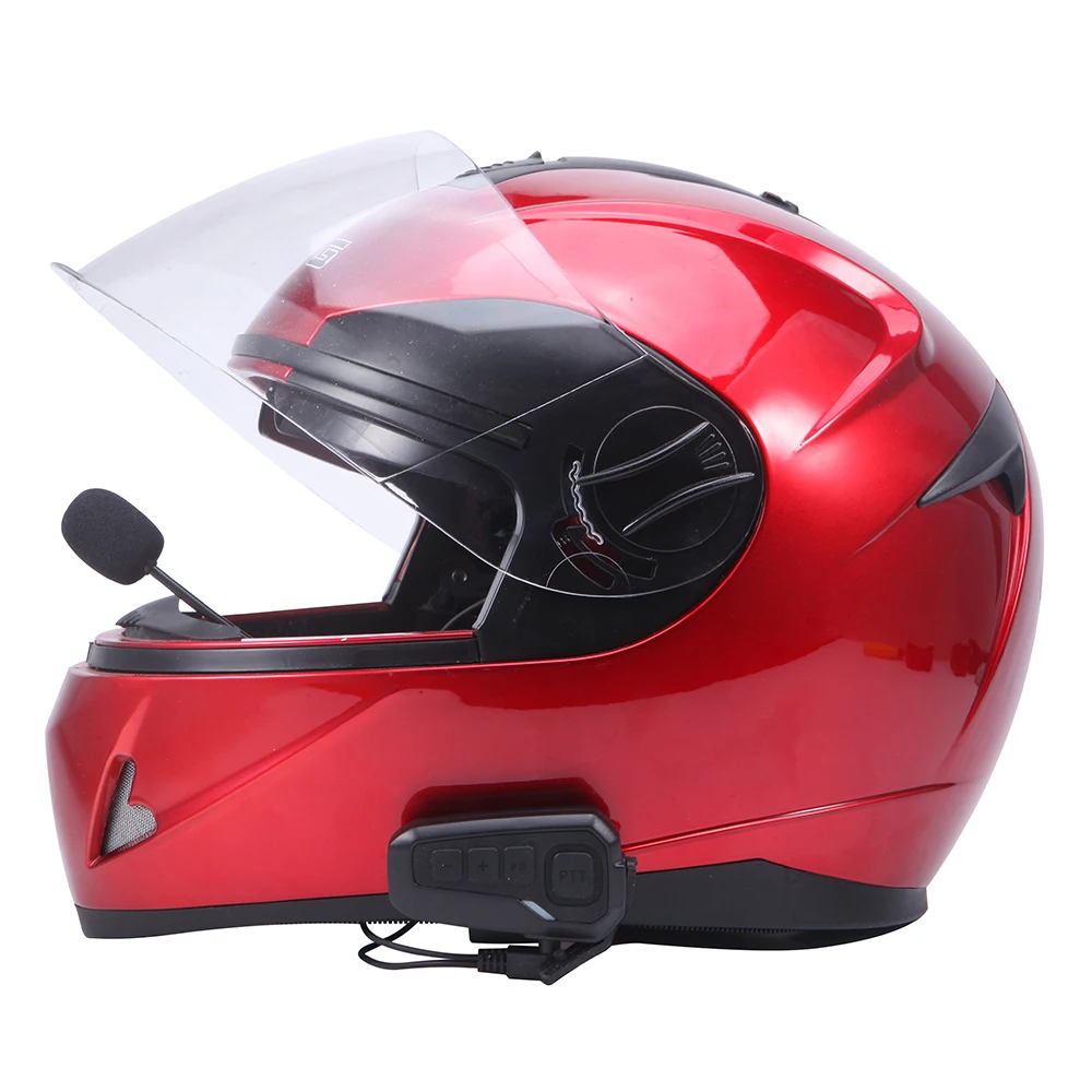 300 мАч водонепроницаемый Moto CSR V 4 1 Bluetooth шлем гарнитура мотоциклетная стерео