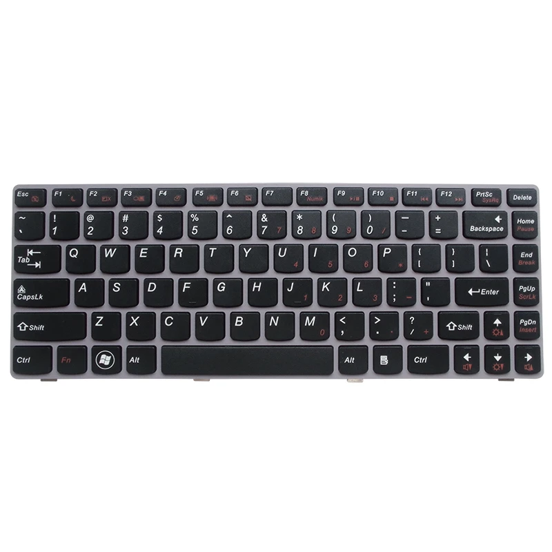 YALUZU новая клавиатура для Lenovo IdeaPad Z470 Z475 Z370 Z470A AM Z470AT Z470AX Z470K Z470G US сиреневый