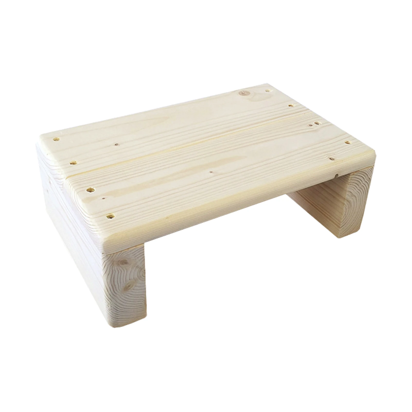 

Foot Rest Non-Slip Wood Footstool Step Simple Small Stable Change Shoe Solid Bedroom Multifunctional Living Room Children Home