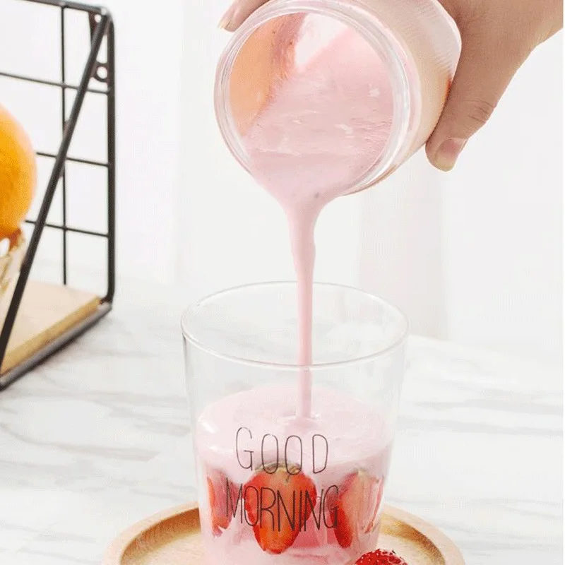 

USB Rechargeable Blender Portable Juicer Household Juice Cup Mixer Handheld Smoothie Blender Lemon Orange Squeezer Machine
