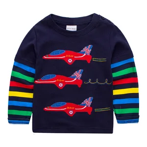 Jumpingbaby 2021, футболка для мальчиков, одежда для малышей, футболки с длинным рукавом для мальчиков с машинками, Camiseta Dinossauro, одежда для малышей, Menino