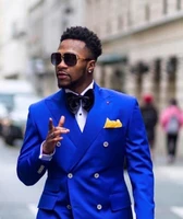 new classic style groom tuxedos groomsmen royal blue best man suit wedding mens blazer suits jacket 006