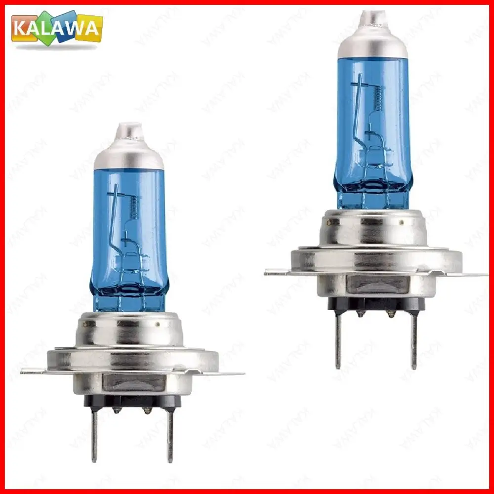 

2X Car Light H7 Crystal Blue Automobile Halogen lamp bulb 55W 100W 12V Super White Headlights Lamp Fog Light H4 H1 H3
