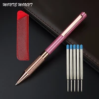 high end rose gold 0 7mm rollerball pen metal business office signature neutral pens with a luxury gift bag stationery