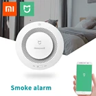 Новинка Xiaomi Mijia Honeywell пожарная сигнализация датчик дыма мини-детектор Bluetooth Многофункциональный Умный дом Безопасность управление через приложение