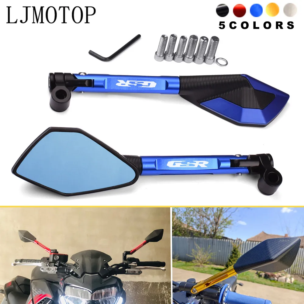 

For Suzuki GSR 750 600 400 GSR400 GSR600 GSR750 Motorcycle Rear View Mirrors Rearview Handlebar Mirror CNC Aluminum Accessories