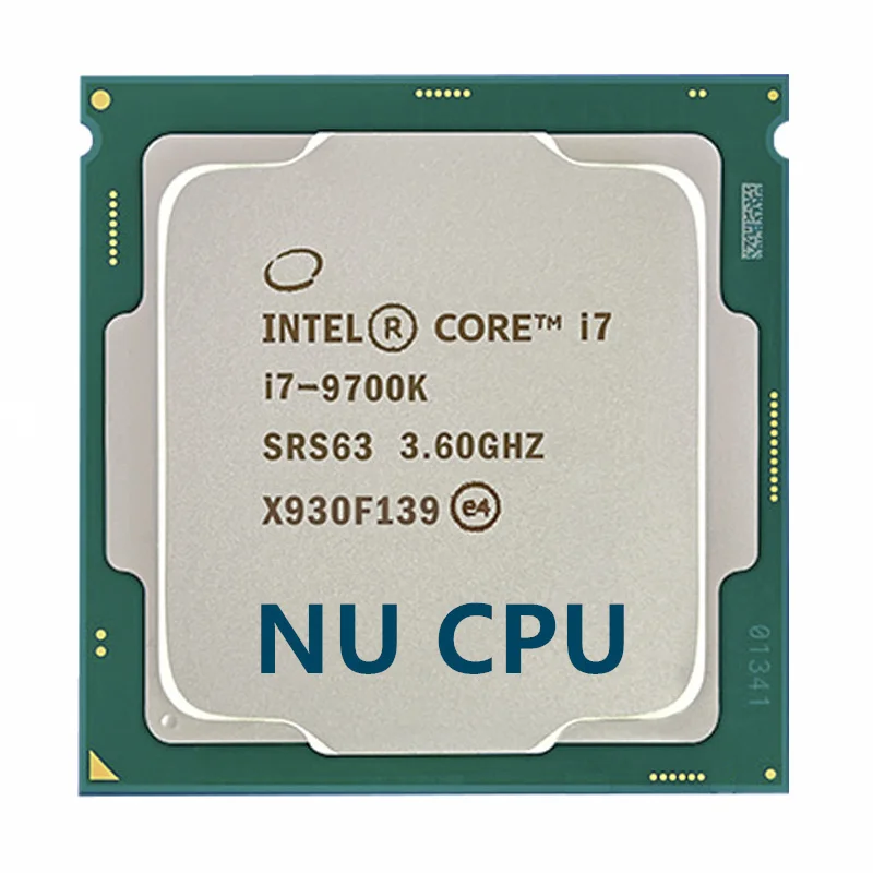 

Процессор Intel Core i7-9700K i7 9700K 3,6 ГГц Восьмиядерный восьмипоточный ЦПУ Процессор 12M 95 Вт для настольного ПК LGA 1151