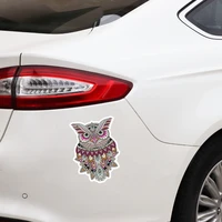 Hot Interesting Car Sticke Forest Tribe Owl Motorcycle Decals Vinyl PVC 15cm11cm Motorcycle Bumper KK Decal