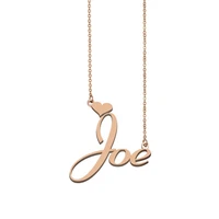 joe name necklace custom name necklace for women girls best friends birthday wedding christmas mother days gift