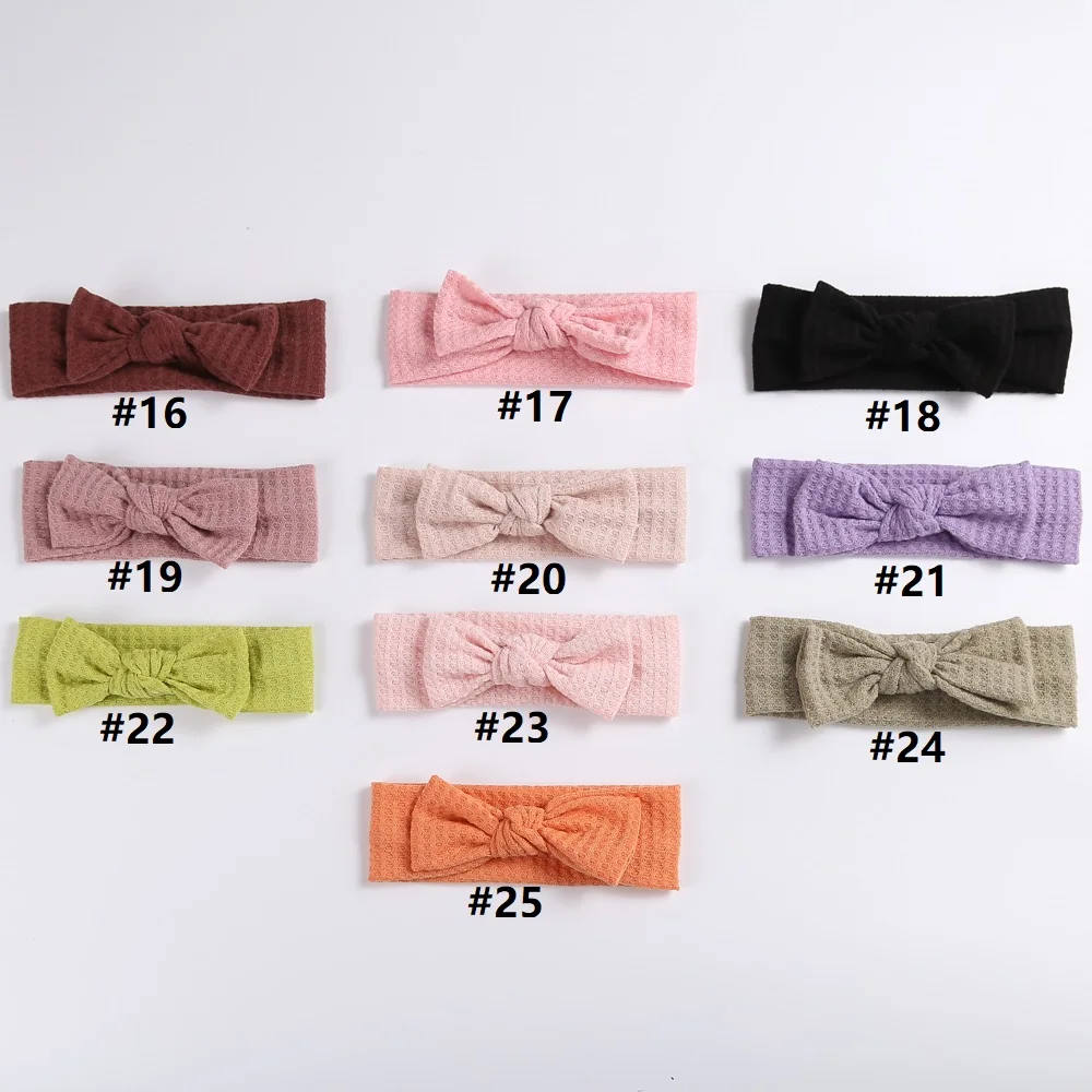 

Baby Headband For Children Woolen Knitting Headwrap Newborn Hair Bows For Baby Girl Autumn Winter Solid Turban Kids Accessories