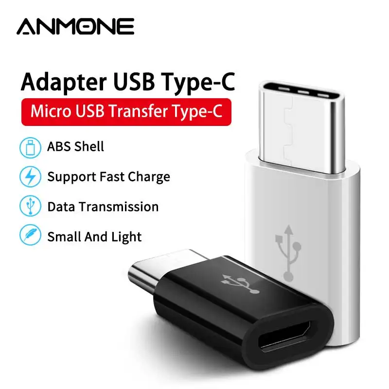 ANMONE мобильный телефон адаптер Micro USB к C для передачи данных OTG3.1 разъем Xiaomi 4C /LeTV