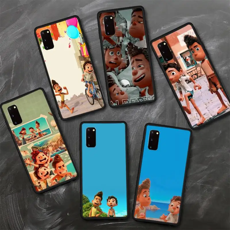 

Cute Luca movie Phone Case for Samsung A6 A9 A10 A10S A20 A20S A30 A40 A50 A70 Plus soft cover Funda
