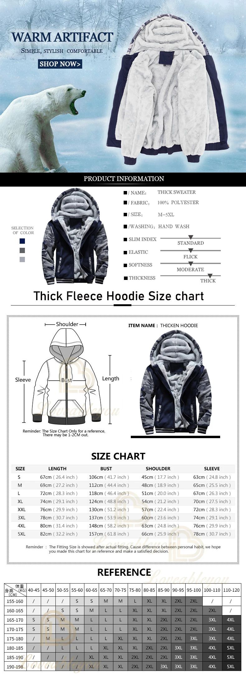 

Game Hoodie Men Sweatshirts Coat 2021 Winter Warm Fleece Thick Zipper Boyfriend Husband Harajuku Male Jacket Clothing
