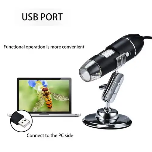 USB model 1000X 1000X/1600X Wifi/USB микроскоп цифровой микроскоп Лупа камера 8LED w/Подставка для Android IOS iPhone iPad микроскоп - Цвет: USB model 1000X