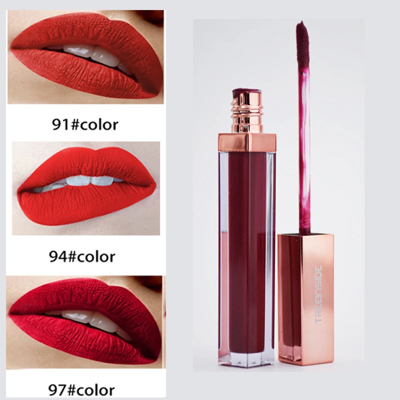 30 цветов Жидкий бальзам для губ матовые водонепроницаемые увлажняющие средства