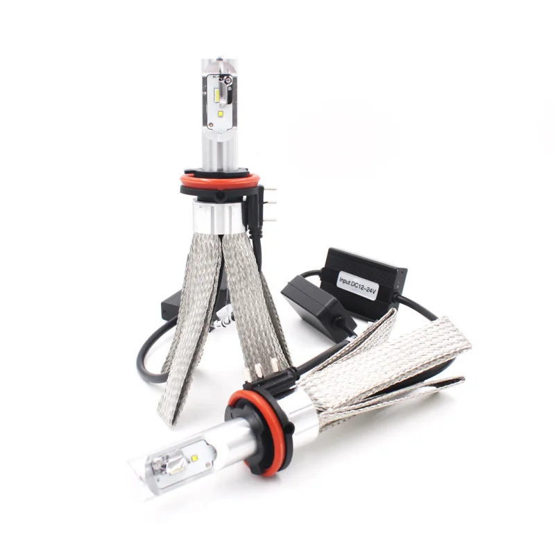 

H4 Led H7 H15 H11 D1S D2S H8 6000K White Beam h7 Canbus free Error Epistar Chip Lamp Car Styling 12V Running Lights