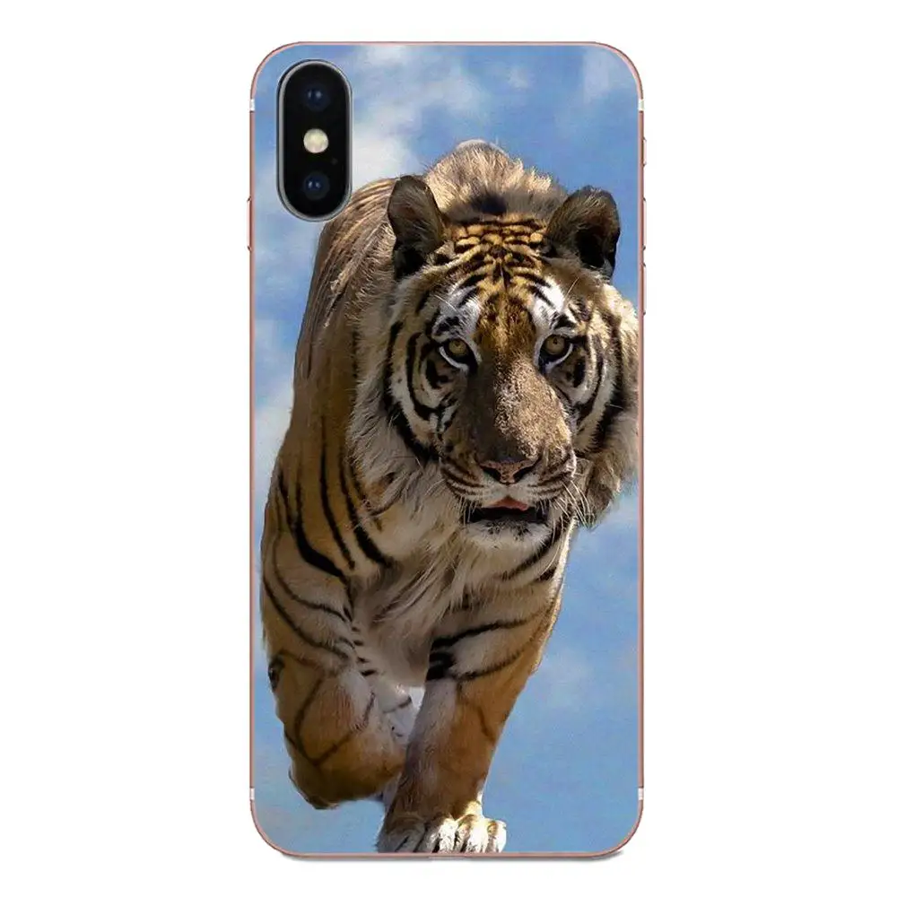 Цифровой тигровый Фрактальный фракталий Trippy Feral для Sony Xperia Z Z1 Z2 Z3 Z4 Z5 compact Mini M2 M4 M5 T3