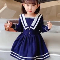 girls korean college style knitted sweater dress toddler girl winter clothes toddler girl fall clothes 2022 toddler girl sweater