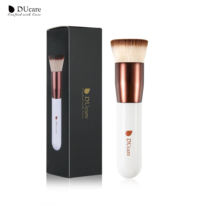 

DUcare Professional Foundation Brush Liquid flat brushes for face makeup set tools beauty essential Make Up Brushes