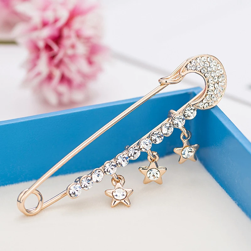 Fashion Big Pins Crystal Brooch Female New Broche Rhinestone Brooches For Women Animal Jewelry Accessories | Украшения и