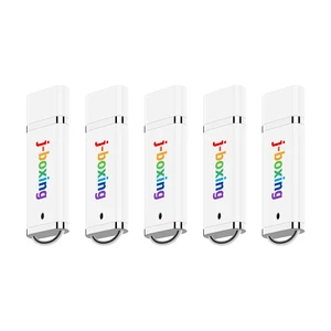 J-boxing USB Flash Drives Bulk 16GB 32GB Lighter Design Thumb Drives 4GB 8GB Pendrives 1GB 2GB Zip Drives White 5PCS/PACK for PC