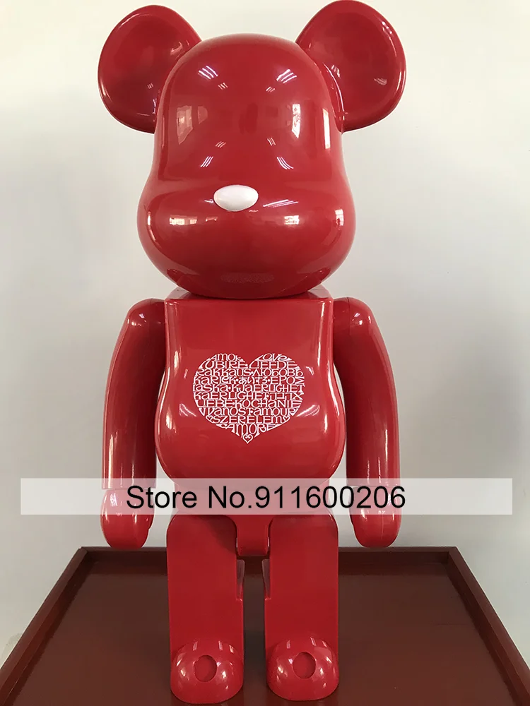 

Bearbricklys 70cm 1000% Bear&bricklys Toy Blocks Bear Toy Action Toy Figures Garage Kits Dolls Kids Toys