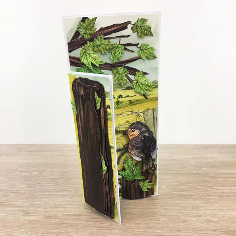 

Sycamore Sprig die Metal Cutting Dice And Stamps Stencils For Scrapbooking Stamps Embossing Mold Diy Paper Cards Craft Cutting