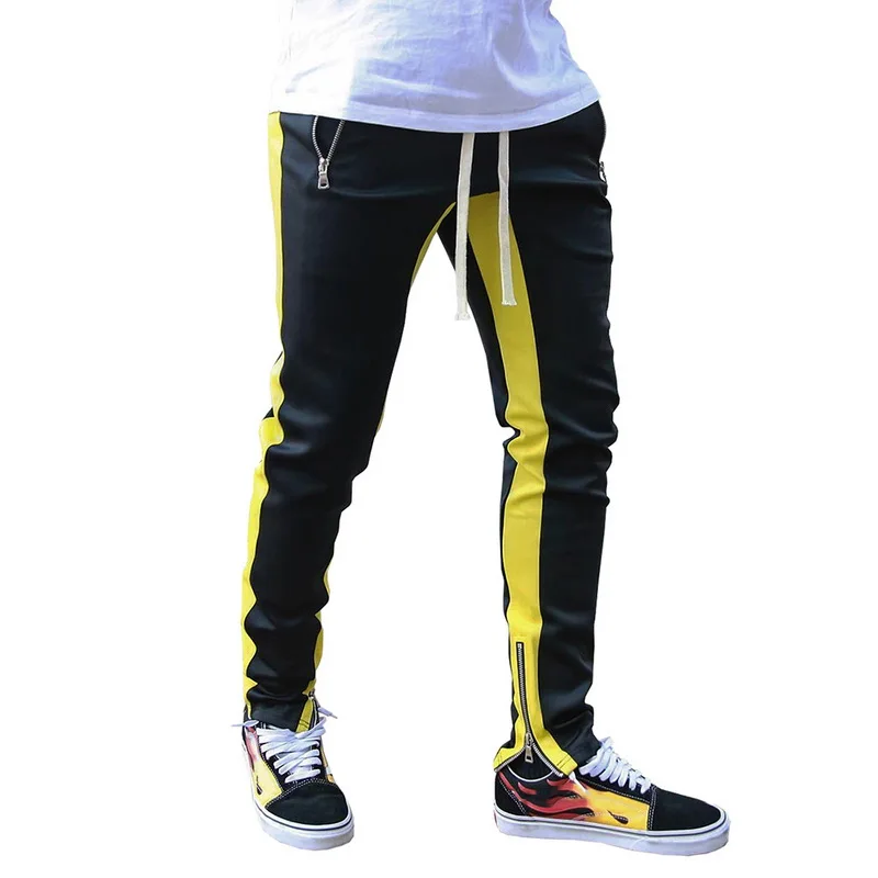 yellow CYSINCOS, хлопок, новинка, для мужчин, s Jogger, осень, карандаш, шаровары,, для мужчин, бодибилдинг, тренажерный зал, свободные, удобные, Карго, брюки, камуфляж, для бега - Цвет: yellow