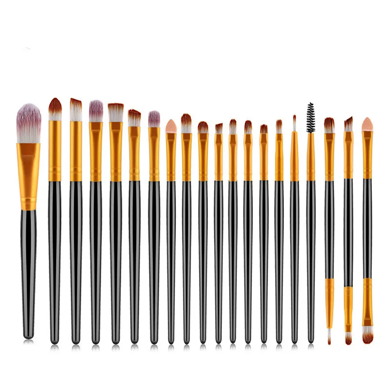 

20PCS/sets Makeup Brushes Foundation Powder Blush Eyeshadow Concealer Lip Eye Make Up Brush Cosmetics Beauty Tools for gift