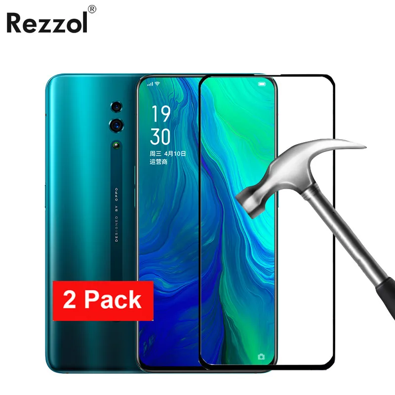 2 шт. Защита экрана для OPPO Reno 10X 2Z 2F X2 Pro Ace закаленное стекло против царапин 2.5D