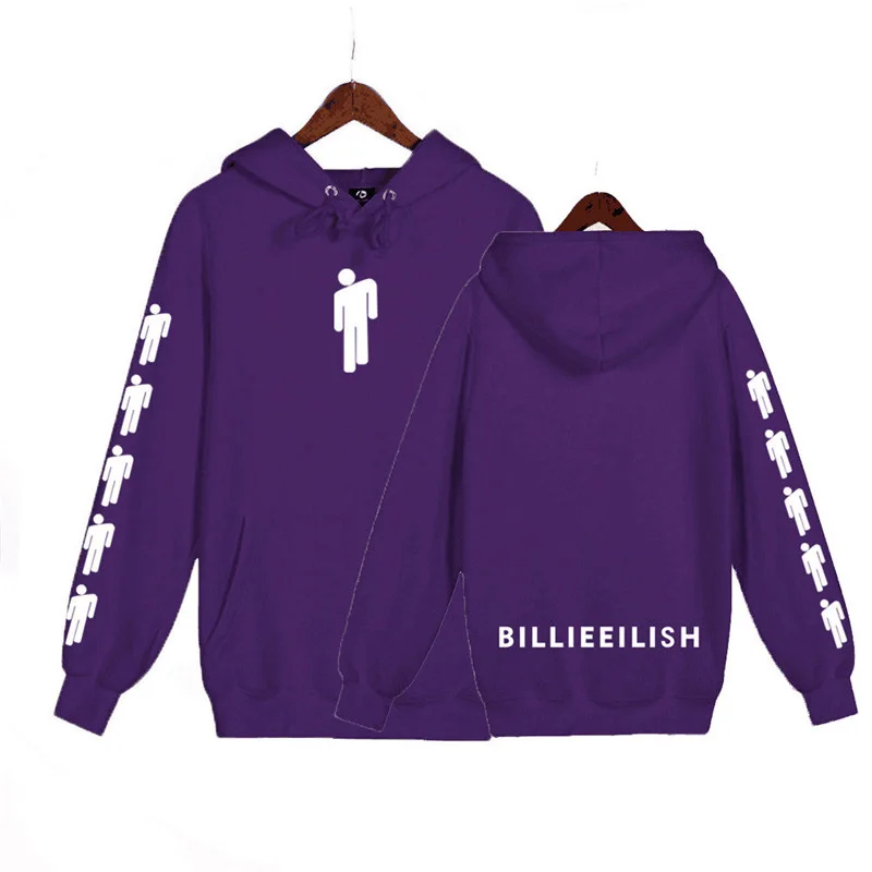 Billie Eilish модные толстовки с принтом капюшоном и длинными рукавами хит продаж 2019 повседневные трендовые