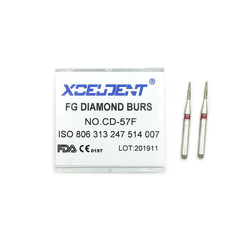 10 шт. зубные алмазные Буры зубной Полировочный Бур для высокоскоростного