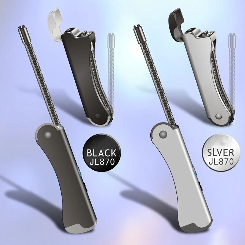 Плазменная дуговая электронная USB Зажигалка складывающаяся на 360 градусов