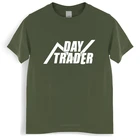 Летняя мужская футболка, день трейдера, Мужская футболка, торговая акция, Форекс, контракт, дневная торговля, классные топы для подростков